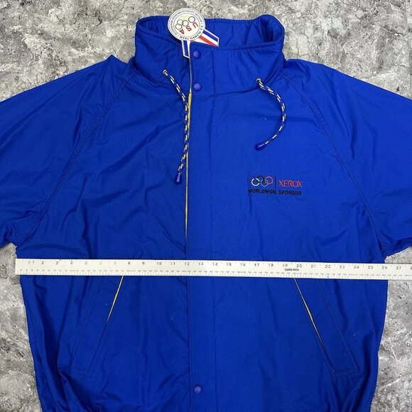 USA OLYMPICS Jacket XEROX Swingster Worldwide Sponsor USA Made XL With Tags - Picture 5 of 6